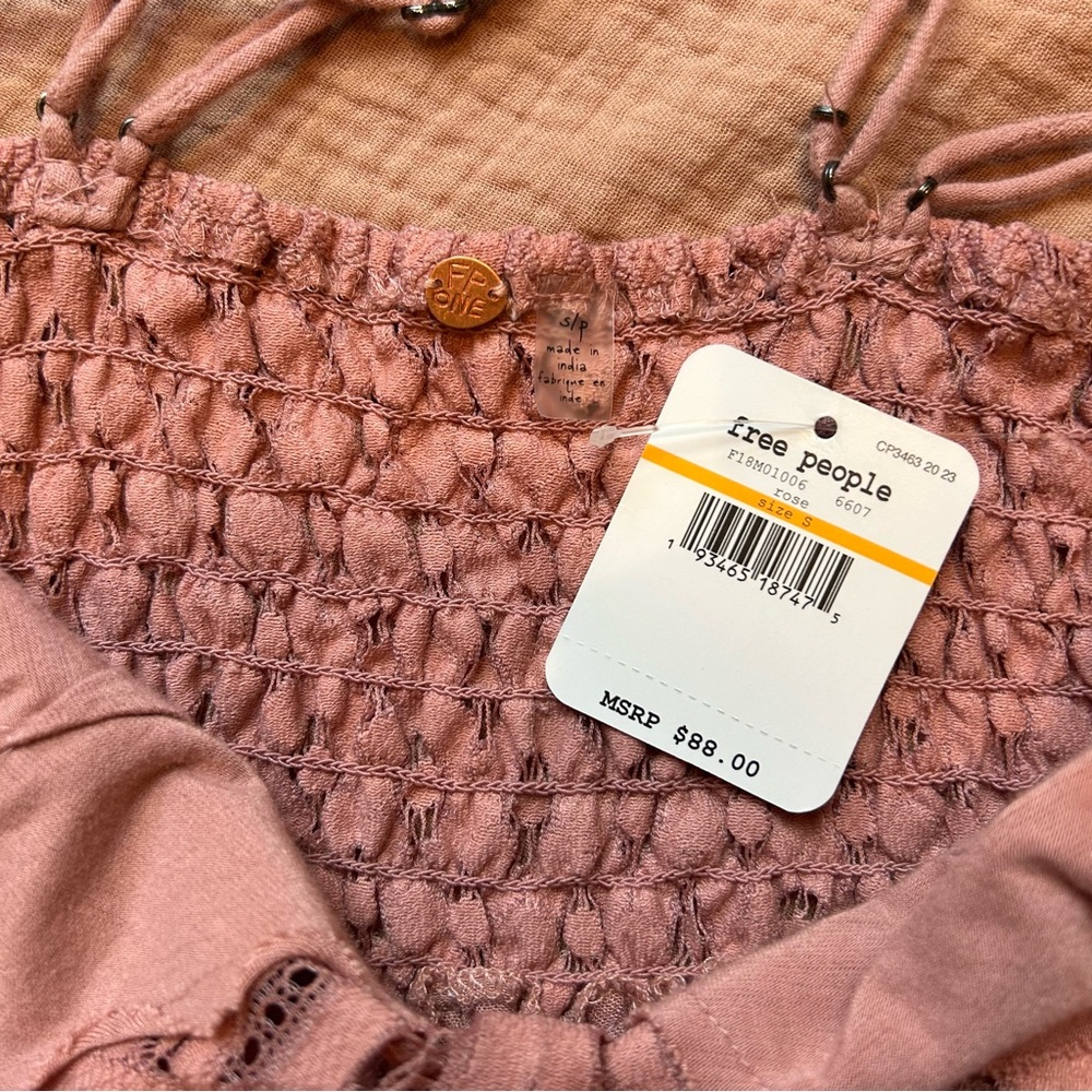 NWT Free People Adella Rose Crochet Slip Dress, size XS - Picture 10 of 12